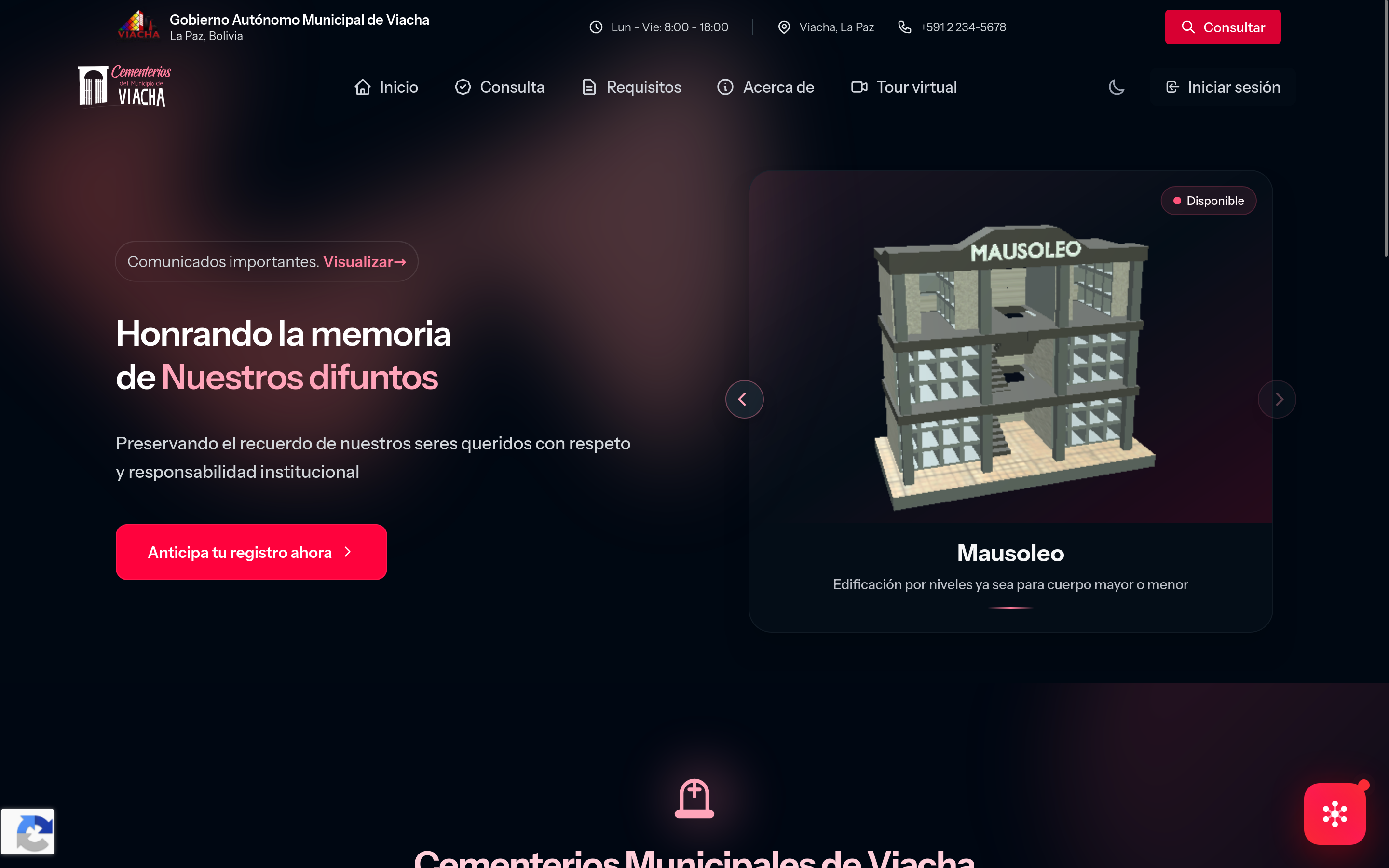 Sistema de Gestión de Cementerio Desktop